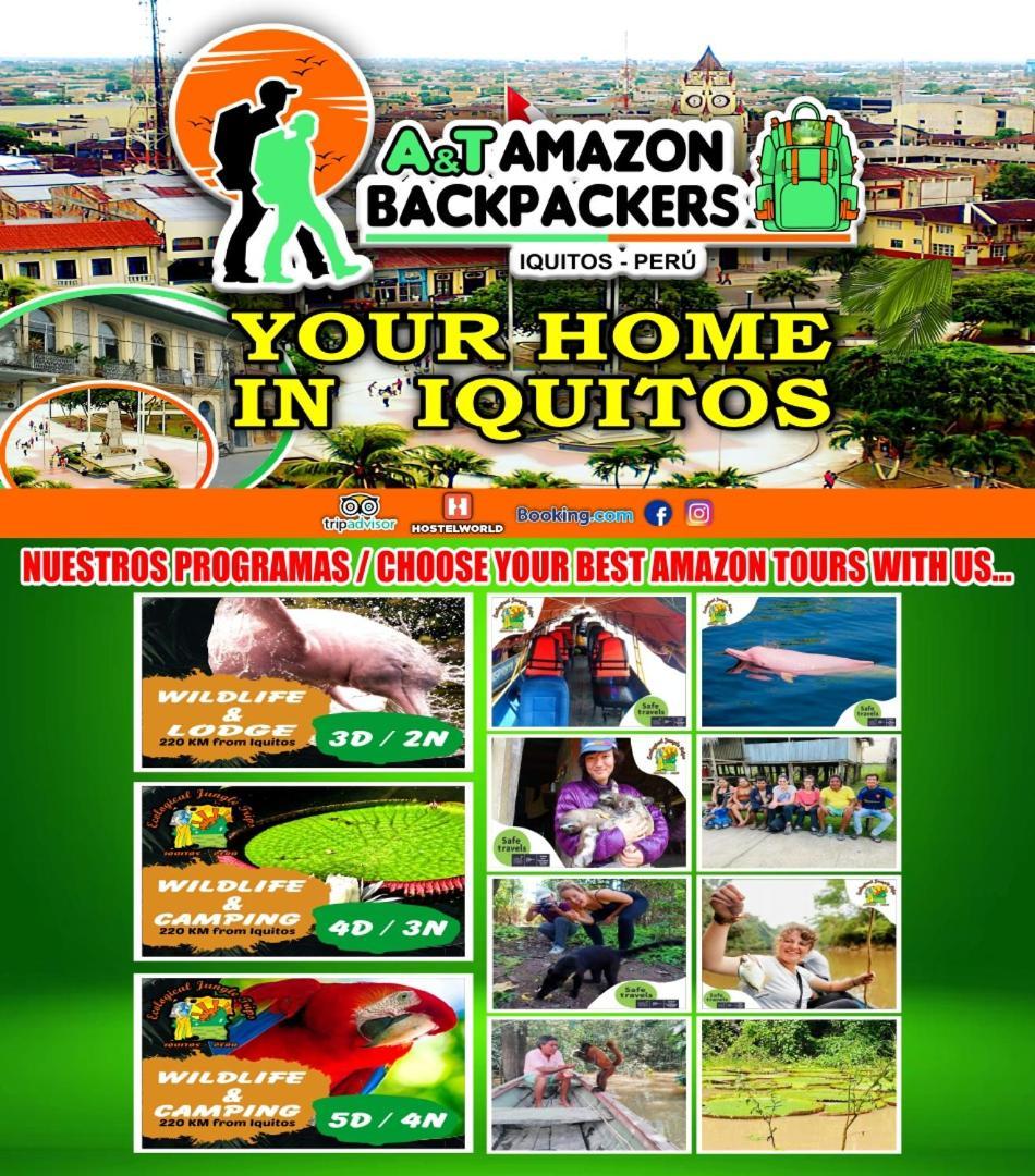 A&T Amazon Backpacker'S Bed & Breakfast Iquitos Ngoại thất bức ảnh